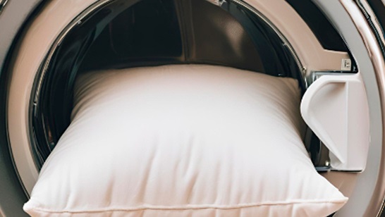 Kussen wassen in de wasmachine